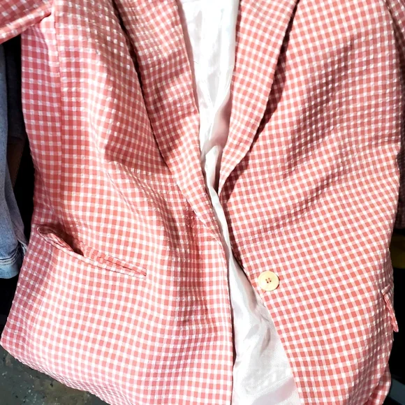 Zara Jackets Coats Zara Check Plaid Blazer Poshmark